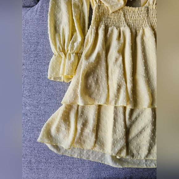 Yellow Ruffle Dress - Picture 8 of 11